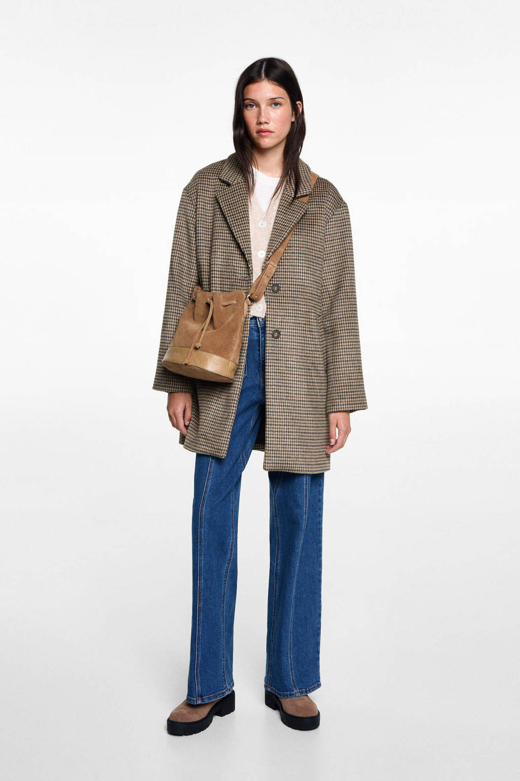 MANGO TEEN regular blazer blazer bruin