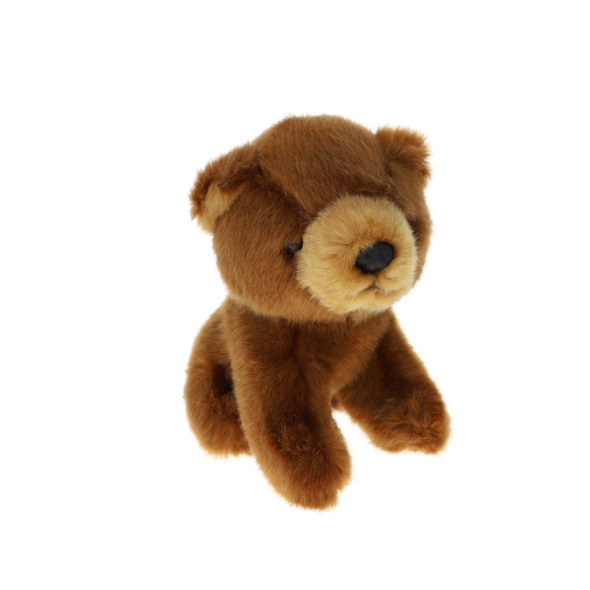 Peluche petit ours brun Mercredi et Patati