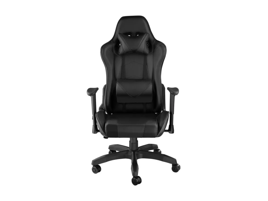 Fauteuil de bureau chaise noire 68 x 69 x 125 cm 08_0000368