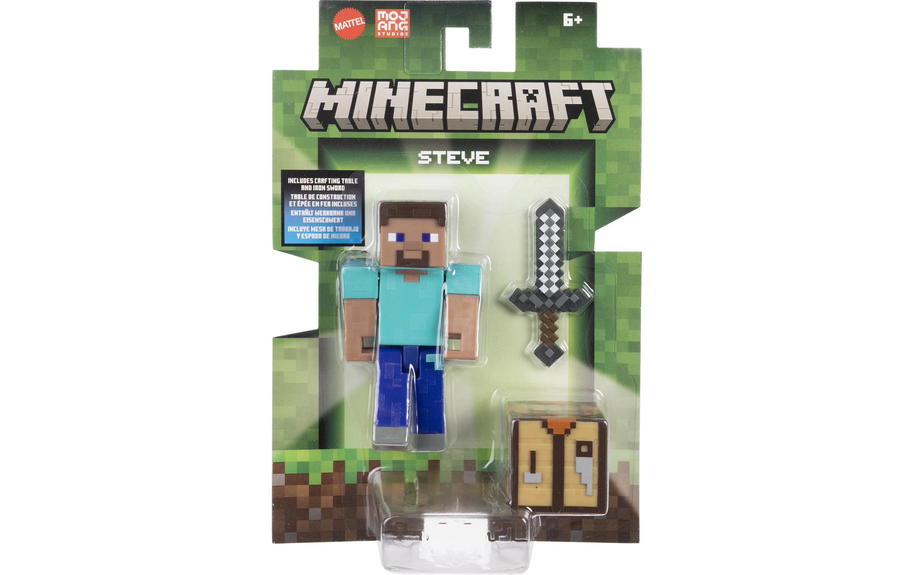 Minecraft Actionfigur mit pixeligem DesignMinecraft Kinderspielzeugfigur