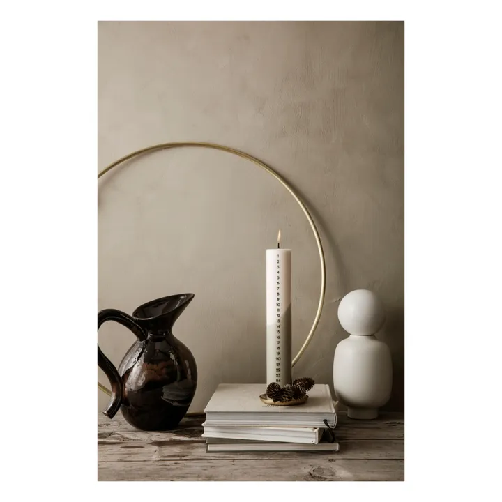 Ferm Living Vase en grès Muse Talia | Blanc