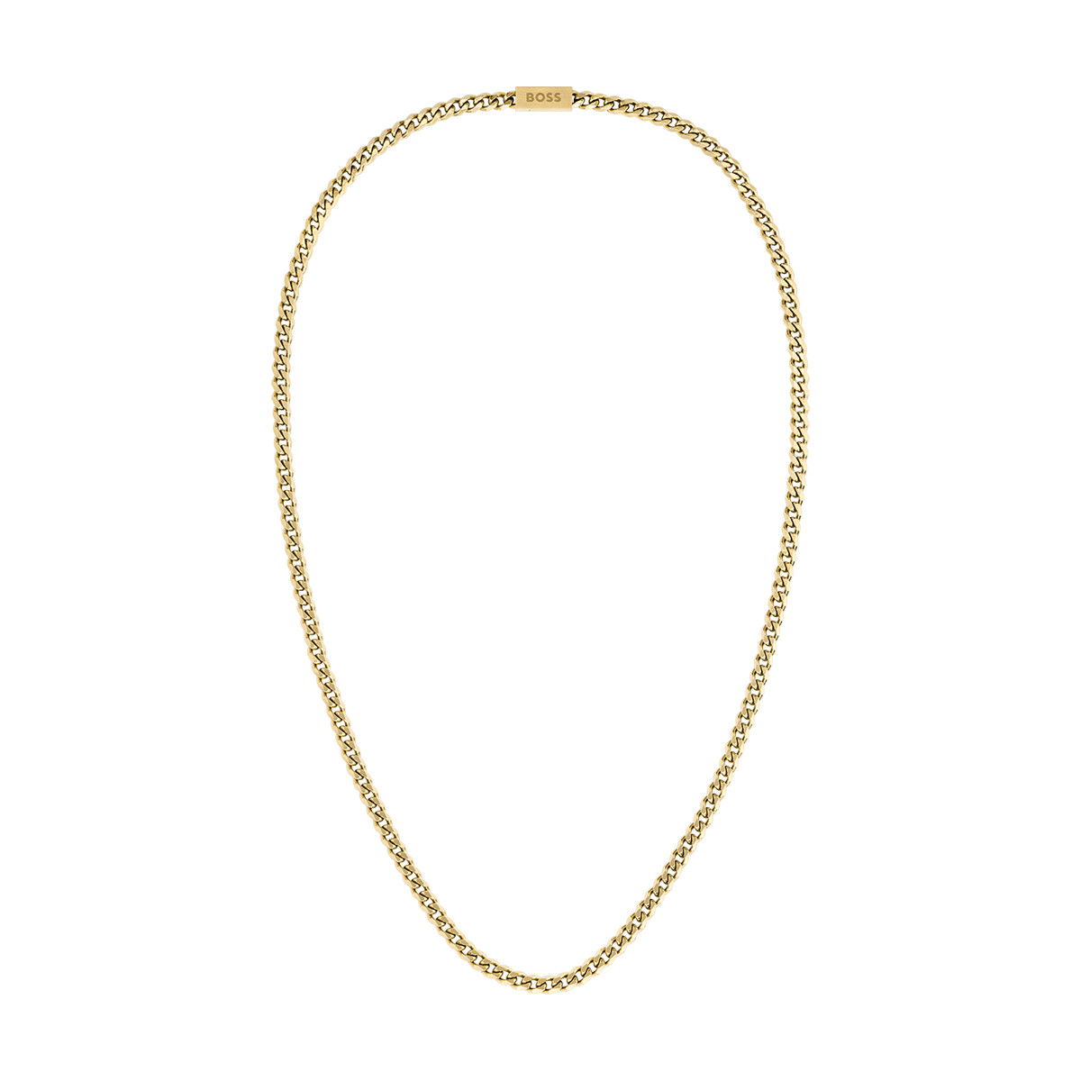 Collier BOSS acier doré