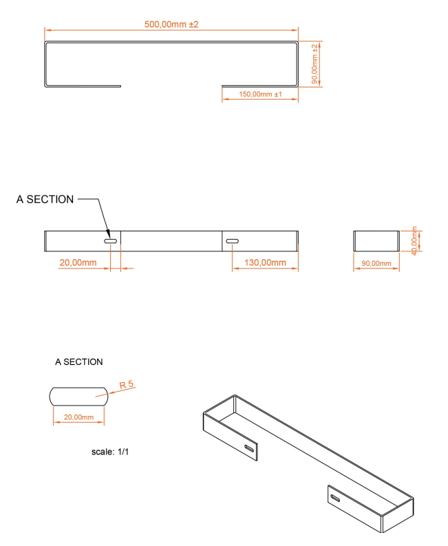 Eastbrook Deddington handdoekhouder voor paneel radiator 45cm wit glans