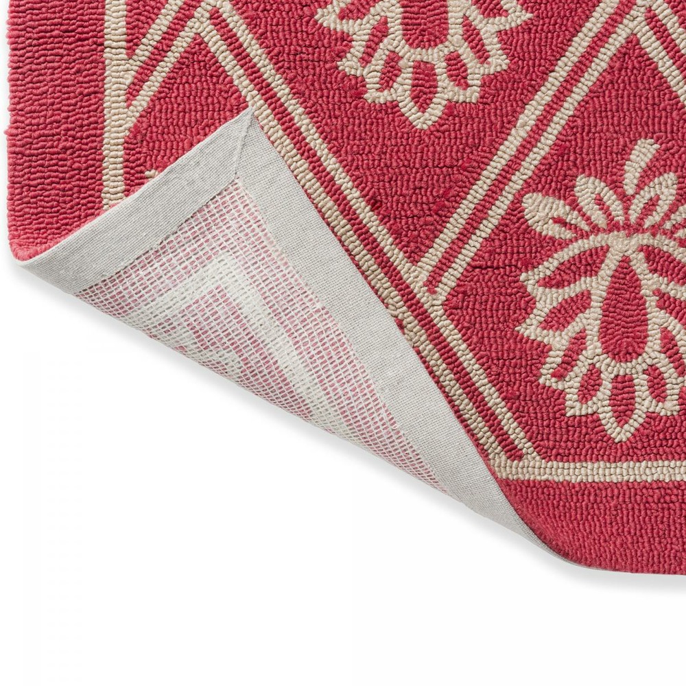 Tapis extérieur rouge 200x280 cm