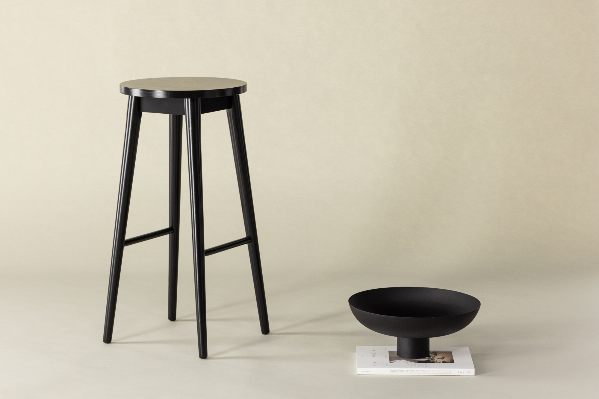 Sakari Barkruk - Set van 2 - Zwart