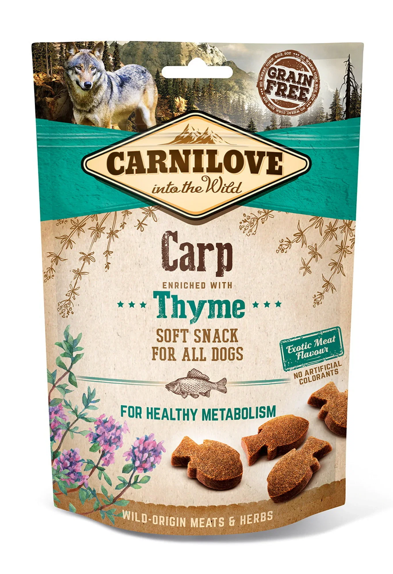 Carnilove Hundegodteri Semi Moist karpekjøtt & timian 200 g