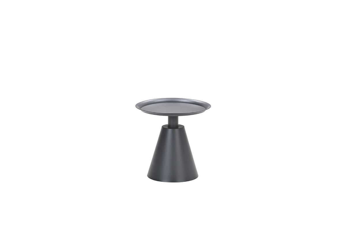 Garden Impressions Zavala Ø50xH48 bijzettafel - carbon black