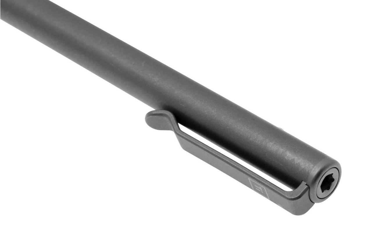 Big Idea Design Slim Bolt Action Pen SBA-SW Stonewashed Titanium, everyday carry pen