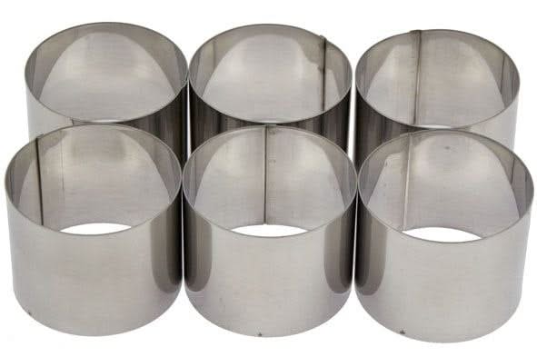 Cosy & Trendy Kookringen RVS Ã¸ 7 cm - 6 Stuks