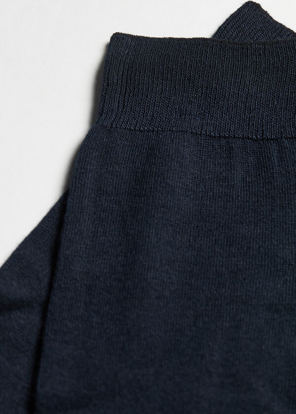 Meias masculinas de cano médio com cashmere