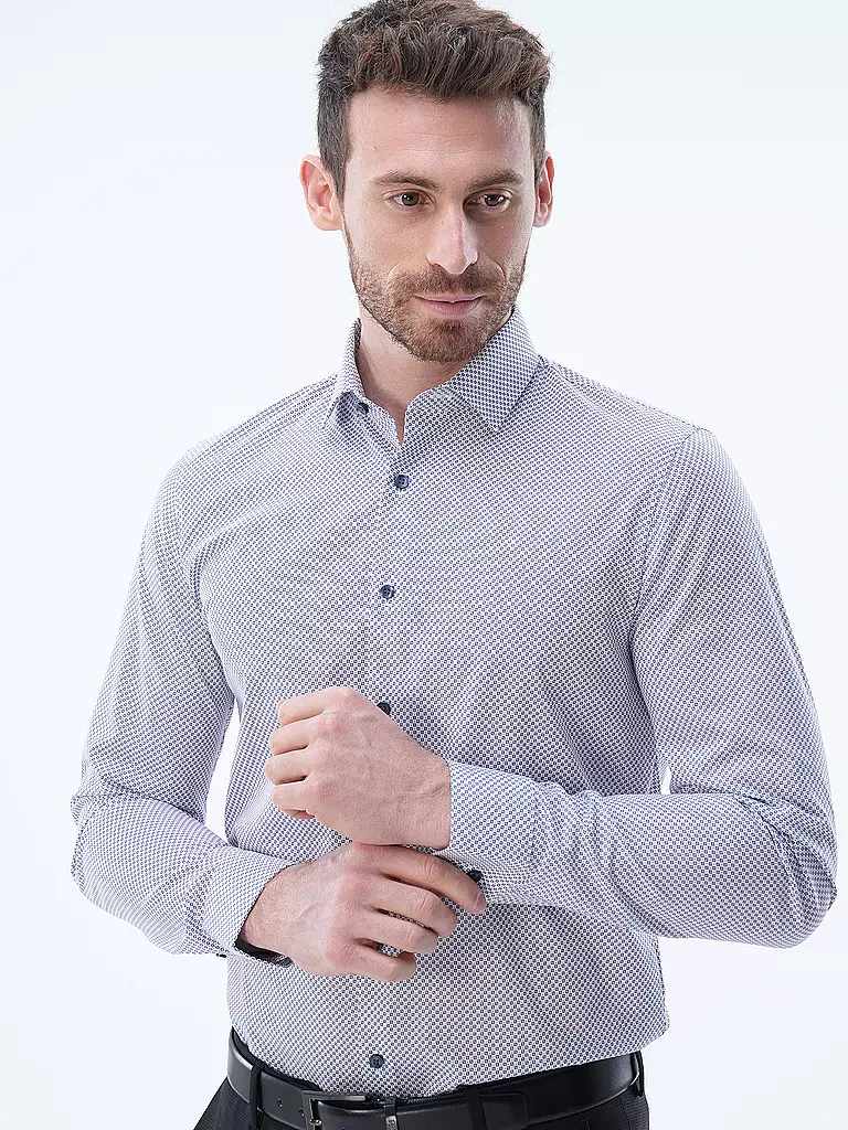 OLYMP NO.6 Hemd Super Slim Fit  weiss