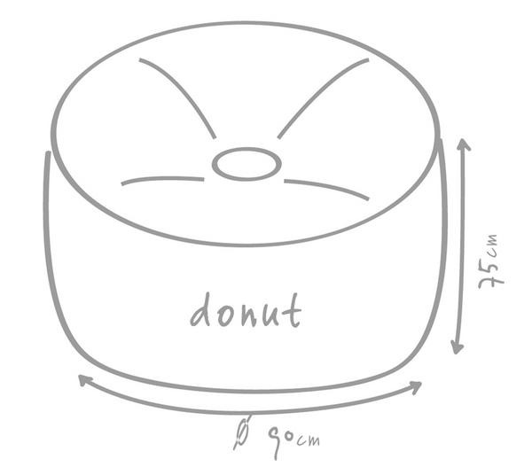 Outbag Outdoor-Sitzsack Donut Plus, ca.