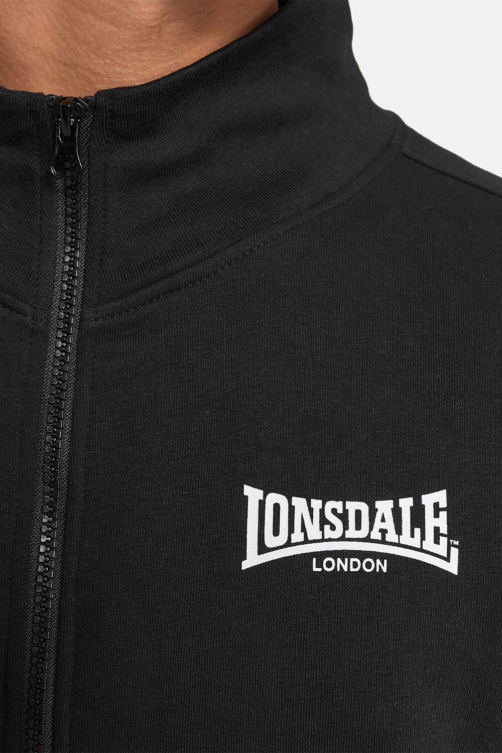 Lonsdale Herren Sweatjacke mit Reißverschluss normale Passform NAIRN