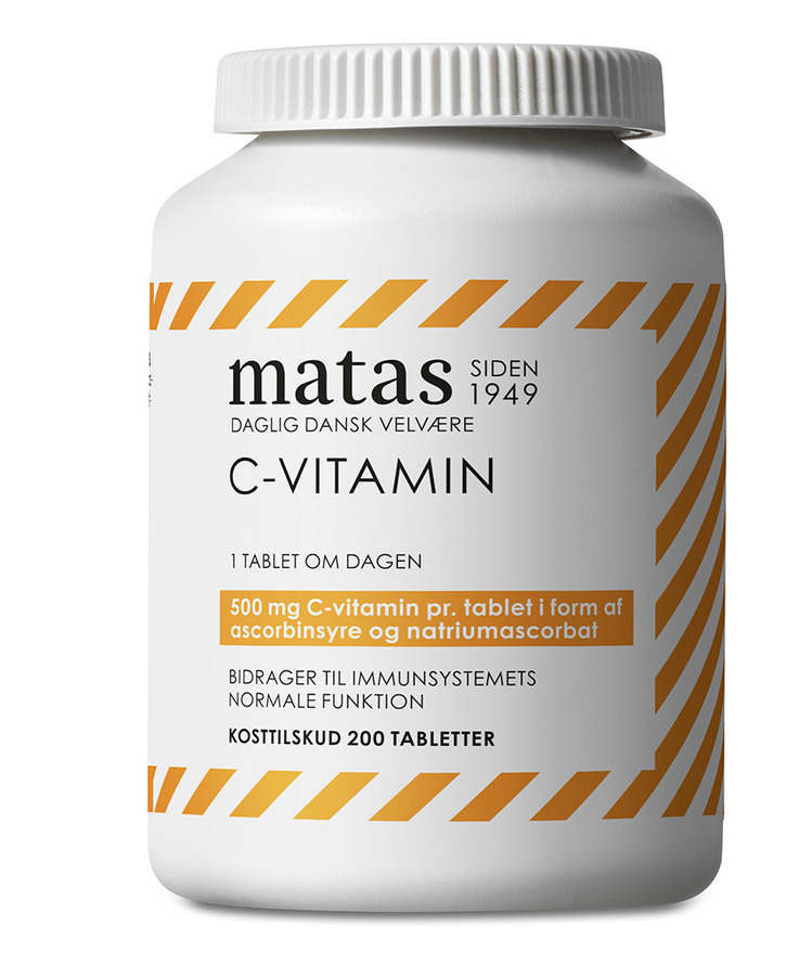 Matas Striber C-vitamin 500 mg 200 tabl.