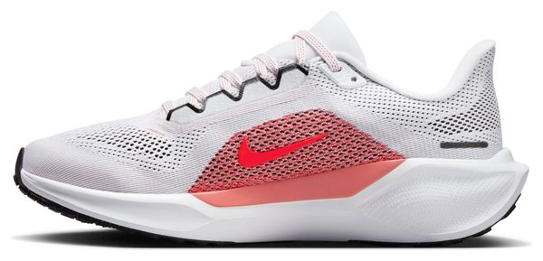 Chaussures Running Nike Pegasus 41 Blanc/Rouge Femme