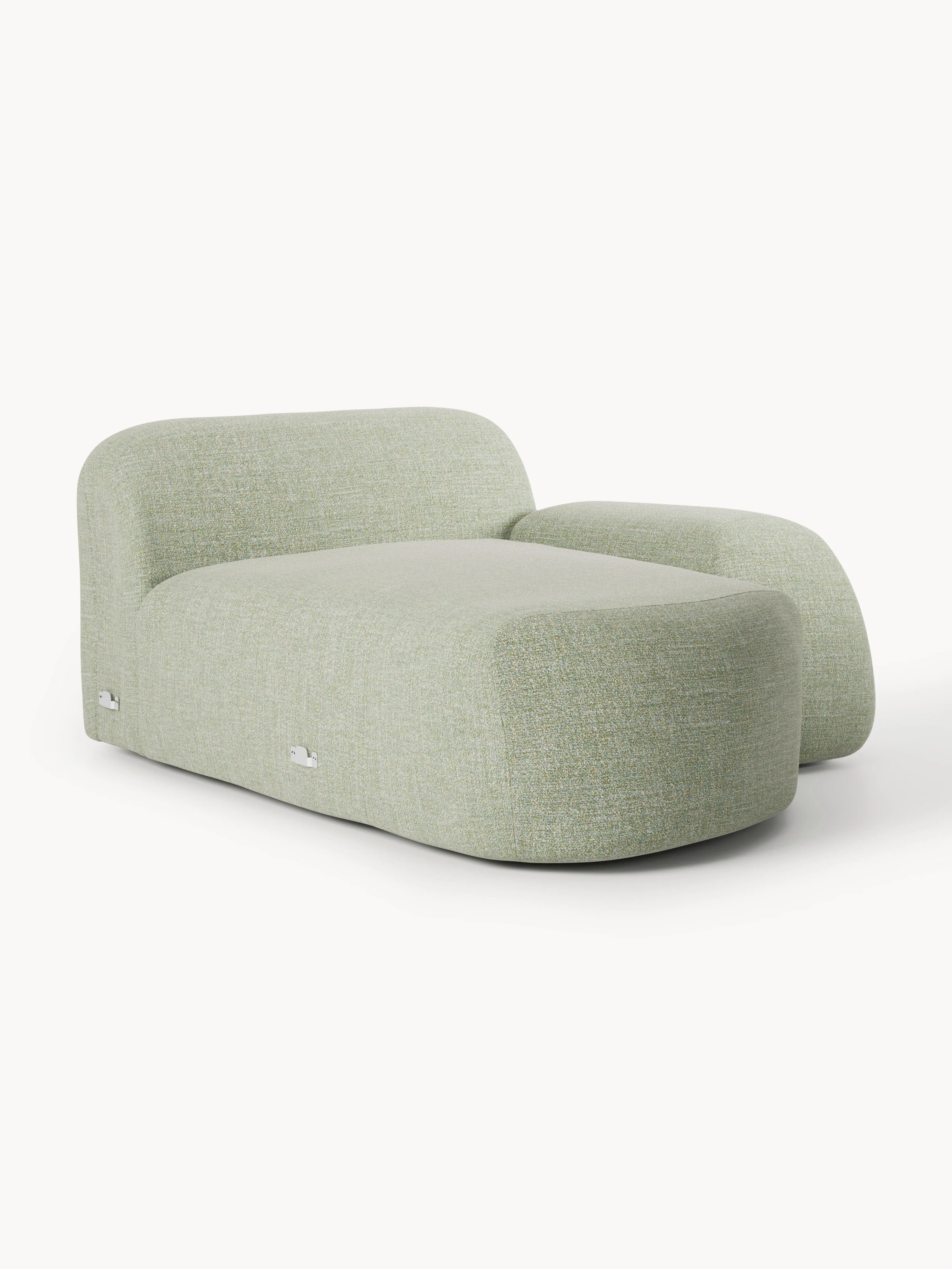 Bouclé hoekmodule Wolke