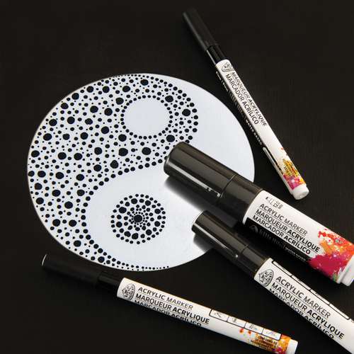 Royal & Langnickel® ACRYLIC MARKER – 4er Sets
