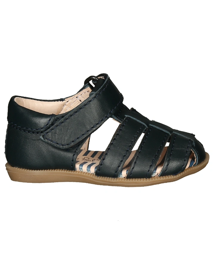 Lauflern-Sandalen PAULI mit Klett in marine