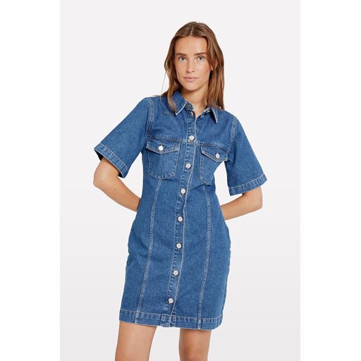 Envii Enace Kjole, Worn Dark Blue, S