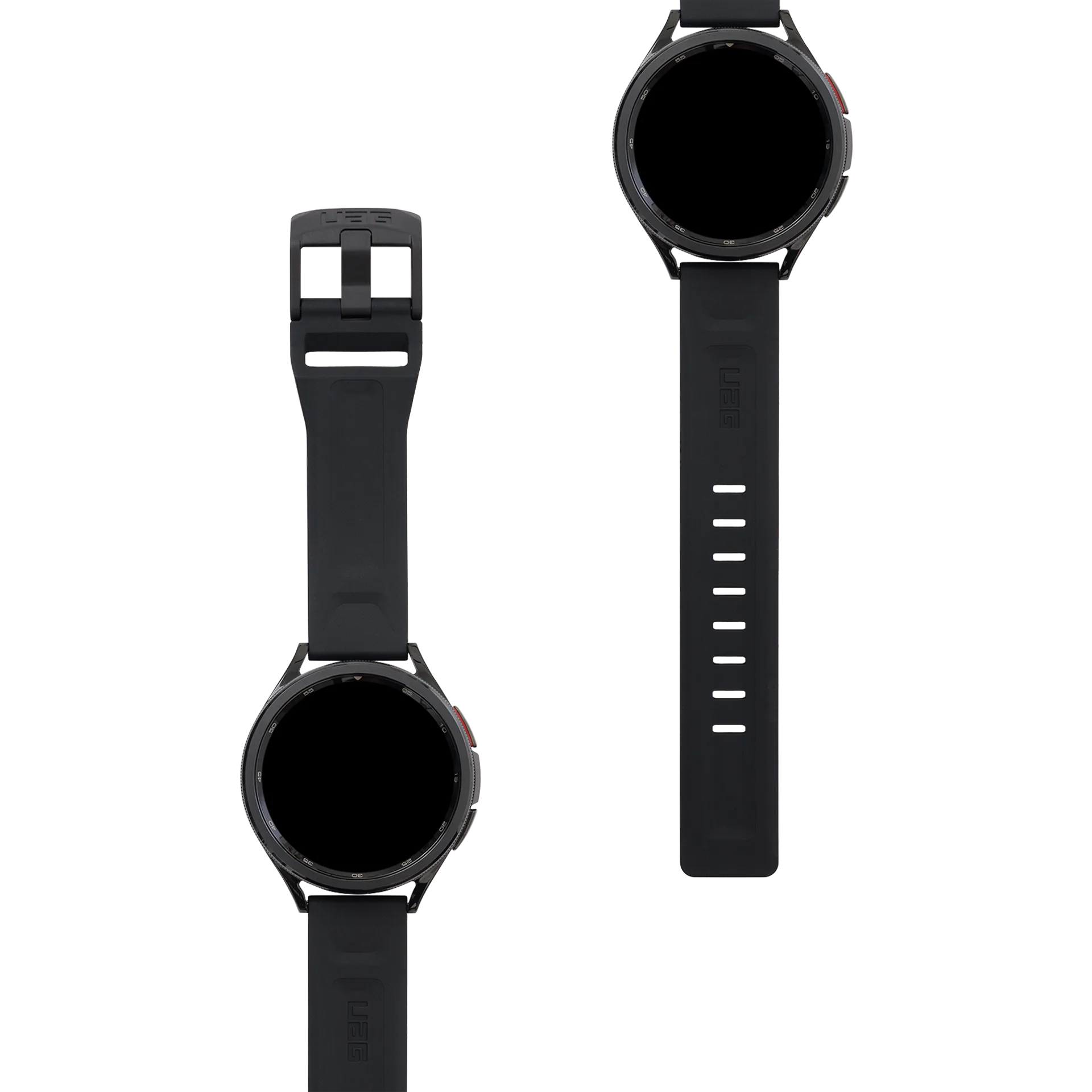 UAG - Samsung Galaxy Watch Active 2 (44mm) Scout Watch Strap Armband (Gelenkumfang: 205 mm) (294404114040) - Schwarz