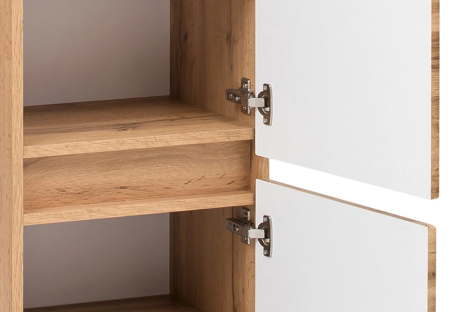 Midischrank BRÜGGE Wotaneiche B/H/T 40x130x35cm
