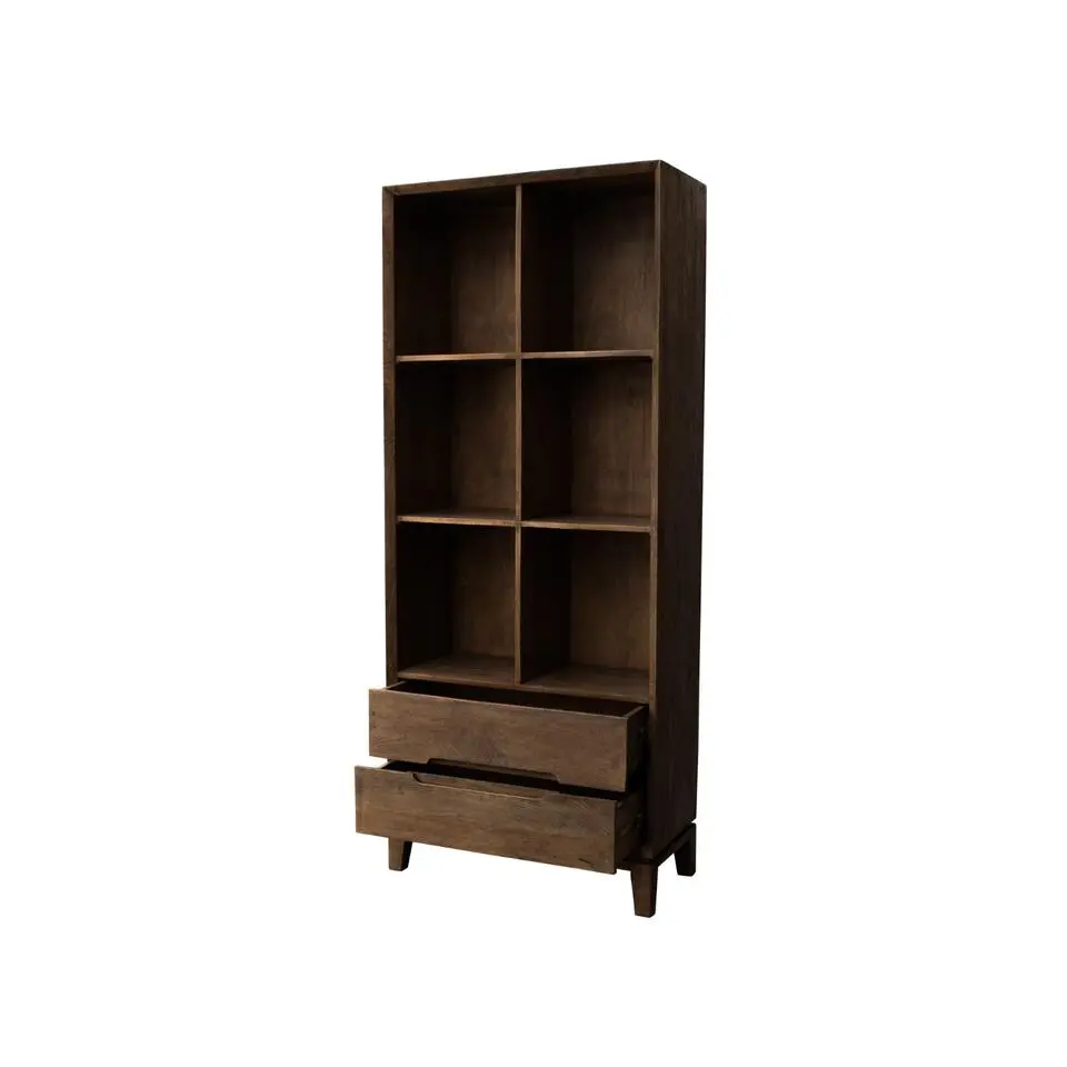 Livingfurn - Boekenkast - Cortez 83 cm - Bruin