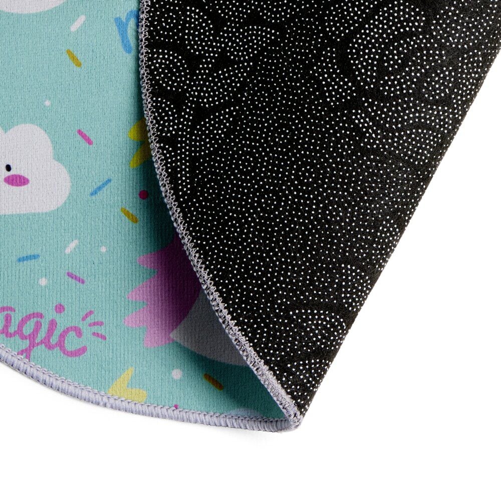 Tapis enfant licorne ou crocodile polyester 40x60cm - 2 modèles