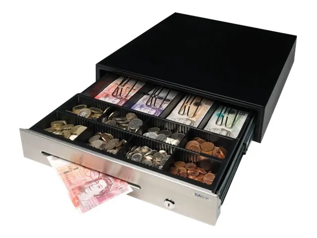 Safescan HD-4141S - Cash Drawer - sort, sølv