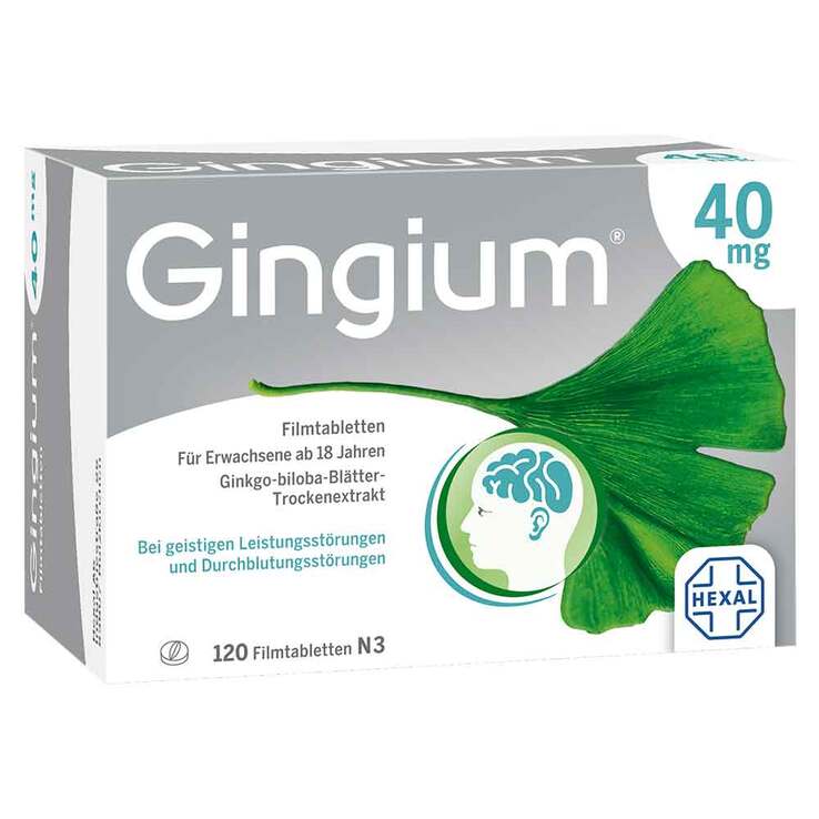 Gingium 40 mg Filmtabletten, 120 St