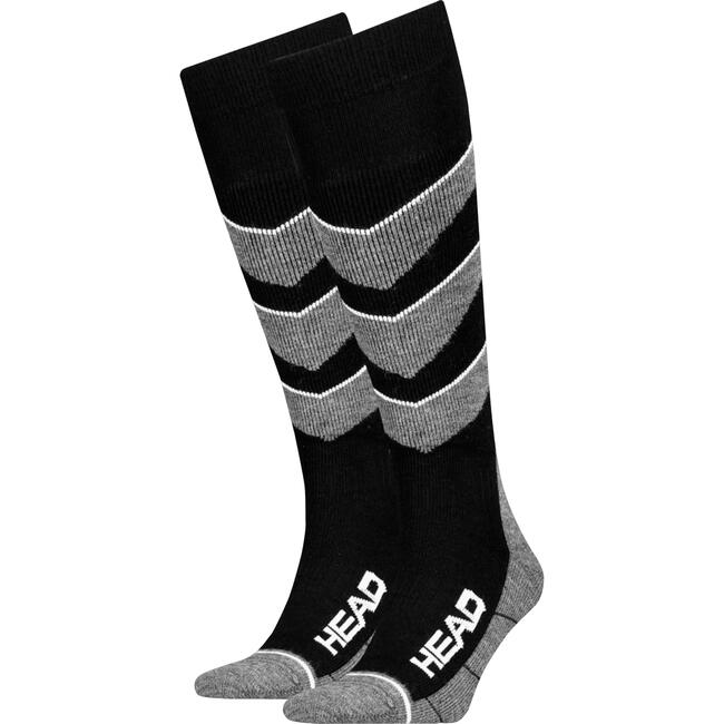 Head Unisex Ski Sokken Black Combo Maat 43/46 2 pack