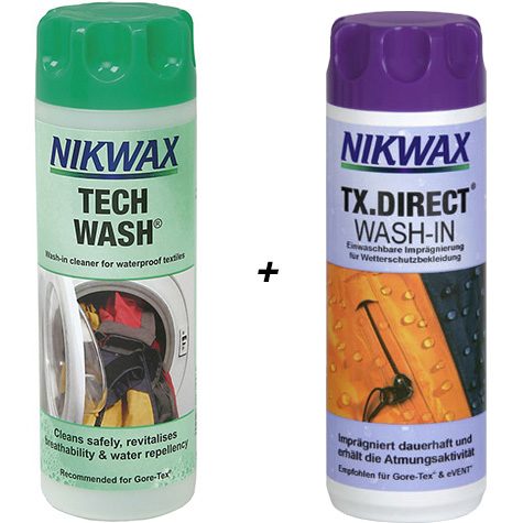 Nikwax Tech Wash + TX Direct 2 x 300ml