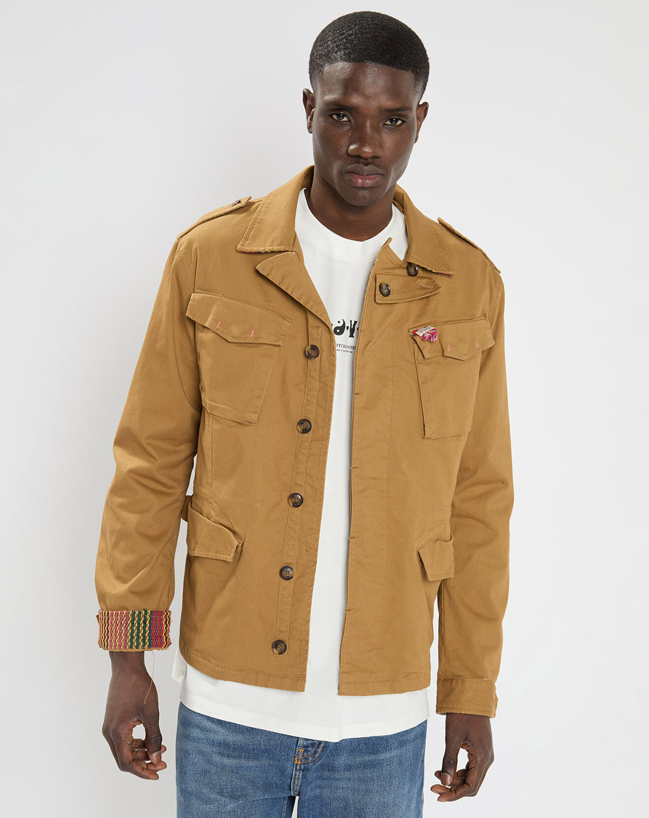 Scotch & Soda Veste Militaire camel