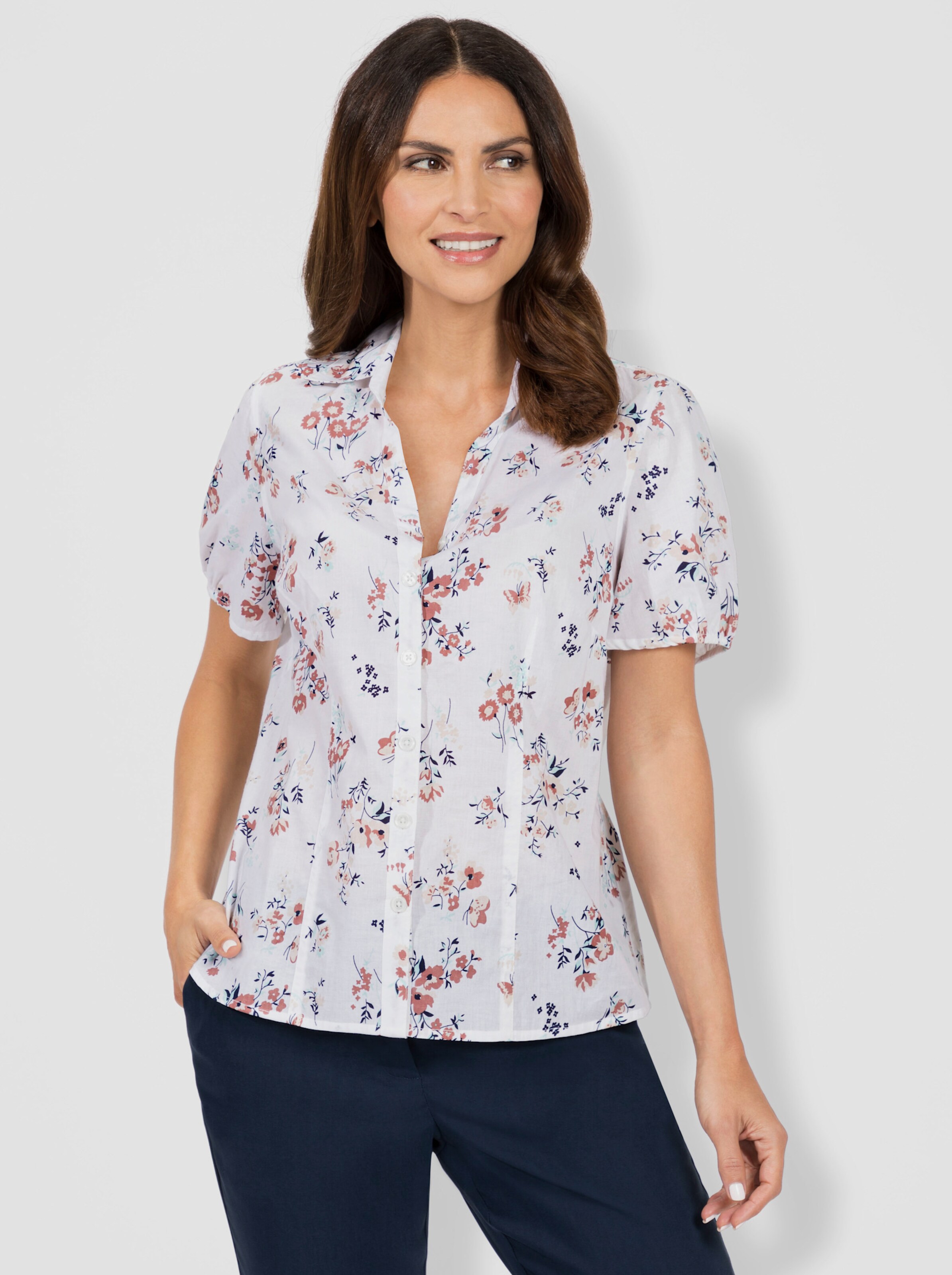 Druckbluse