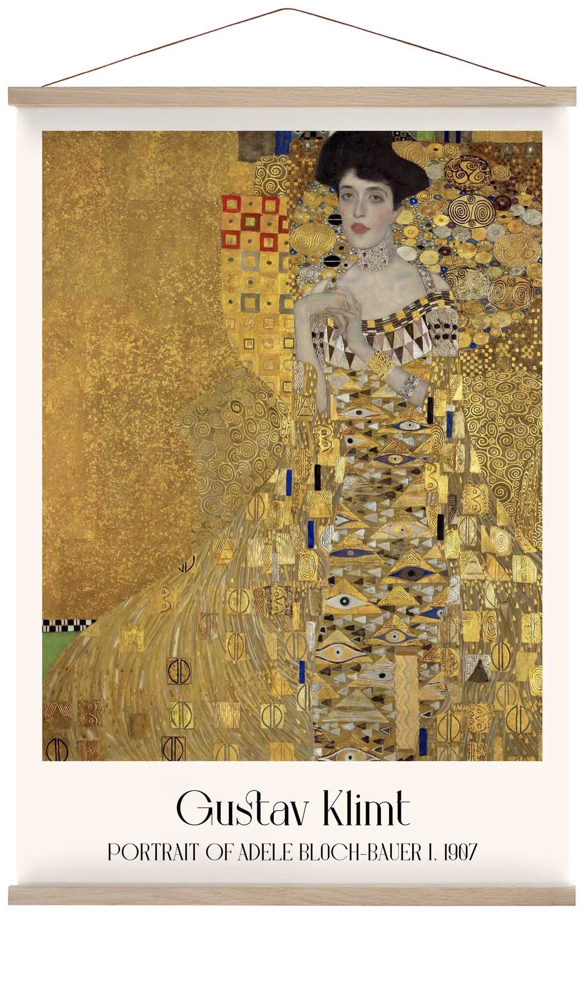 Porträt von Adele Bloch Bauer I by Gustav Klimt