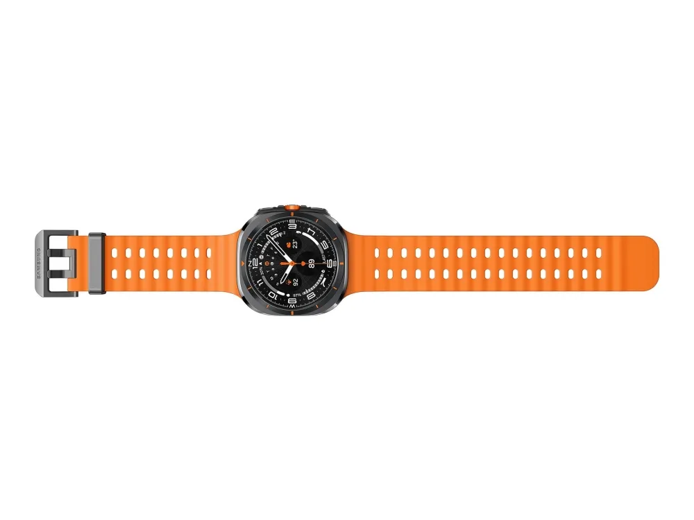 Samsung | Galaxy Watch Ultra - Titanium Gray (Orange strap)