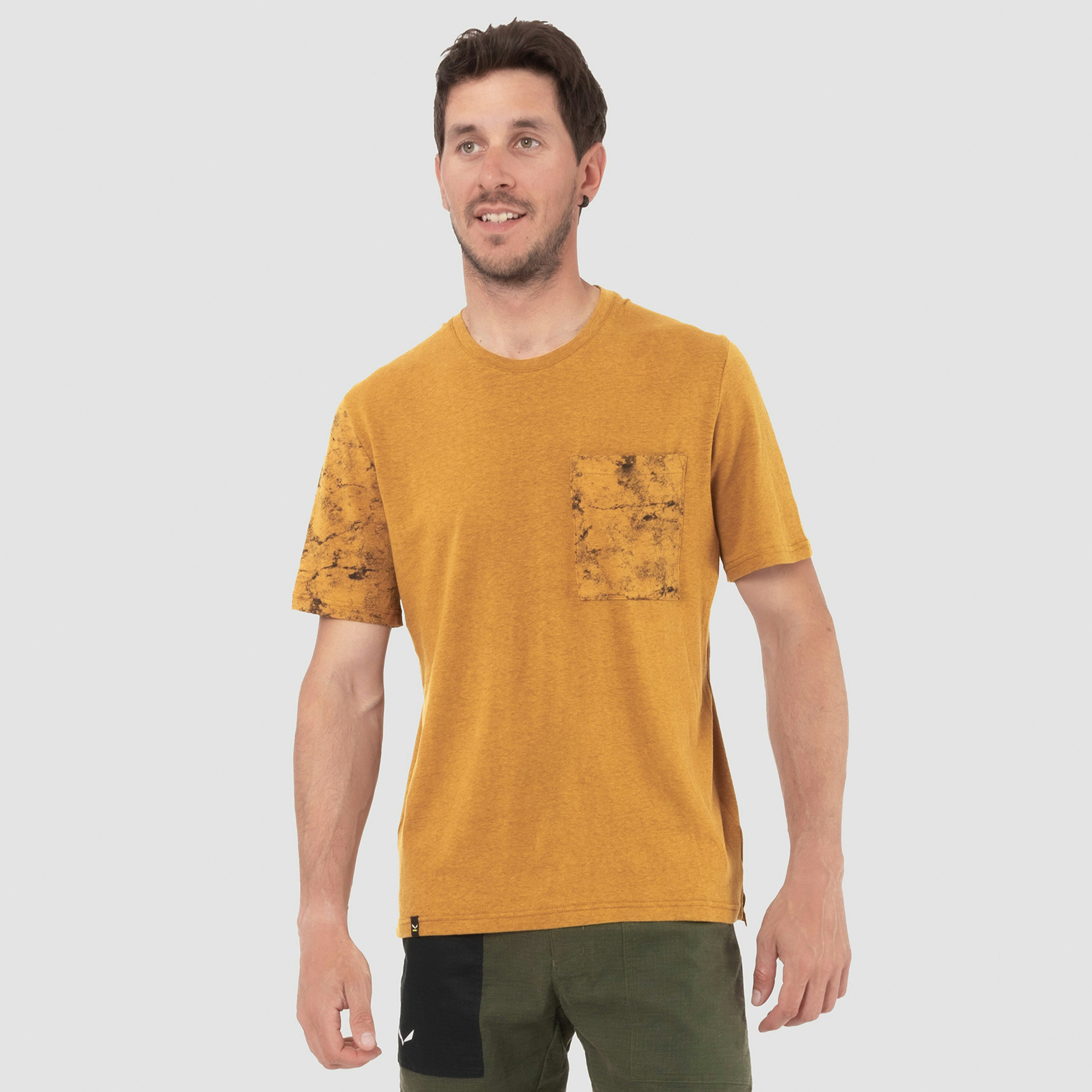 Lavaredo Hemp T-Shirt mit Brusttasche Herren
