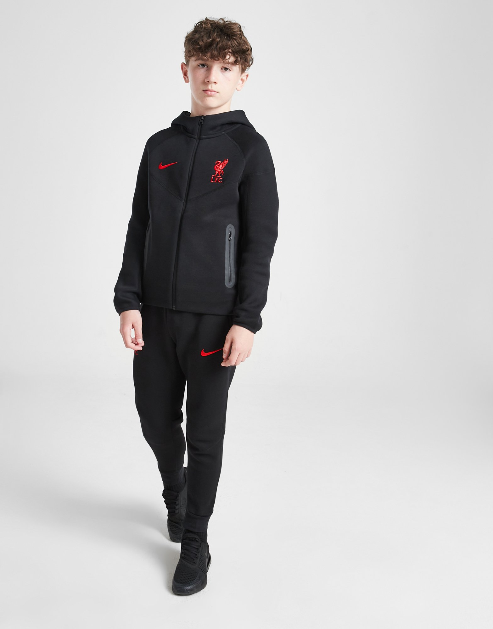Nike Liverpool FC Tech Fleece Full Zip Hoodie Junior