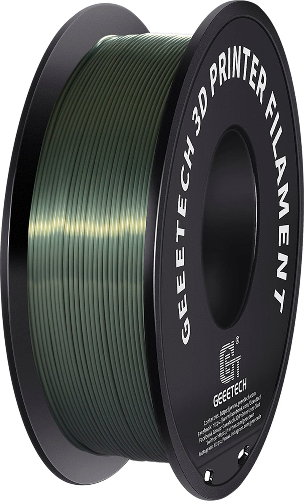 GEEETECH  PLA Silk Bronze, 1,75 mm / 1000 g    Einfach zu verarbeitendes Seidenfilament