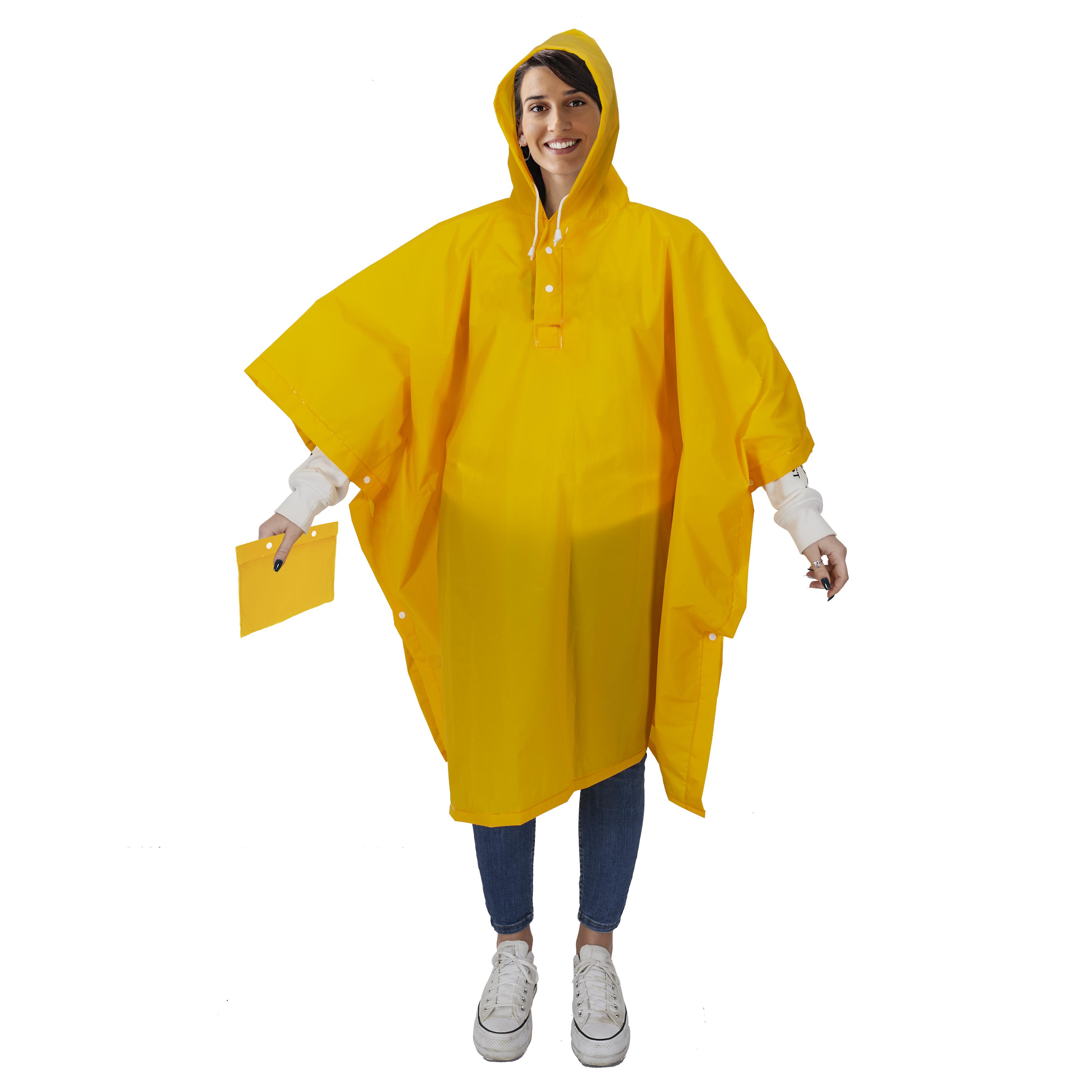 CAPE DE PLUIE PLIABLE AVEC POCHETTE 126X100CM