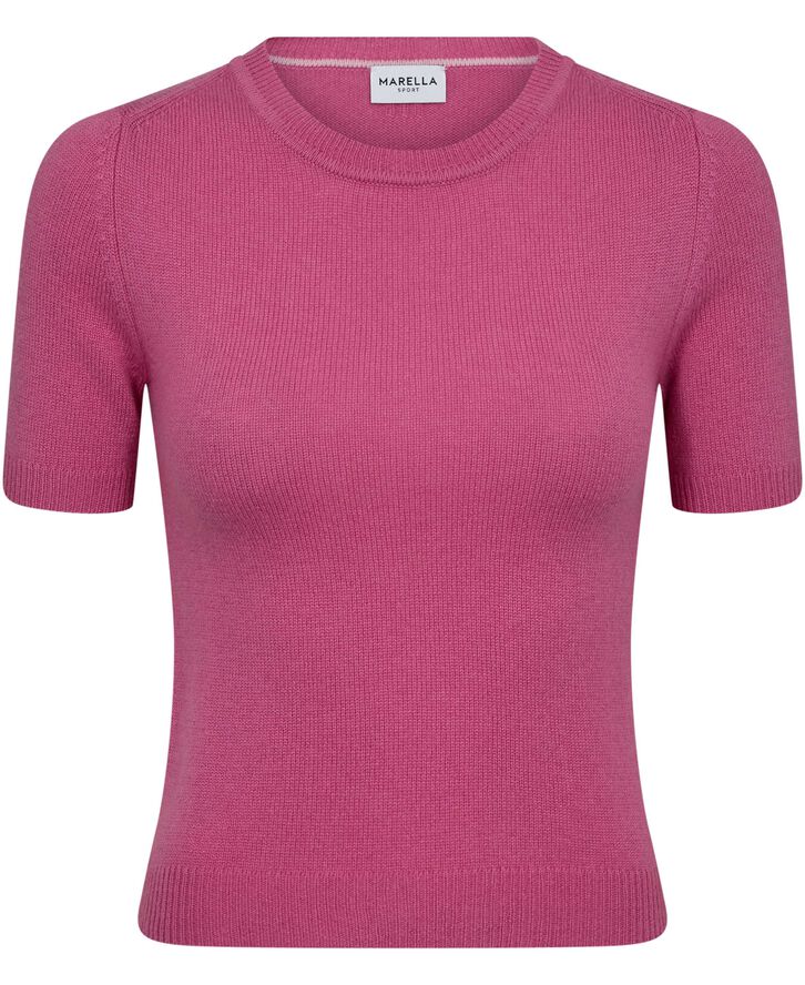Marella NETTO Blouse - 100% Cashmere & Wool Blend Cardinal