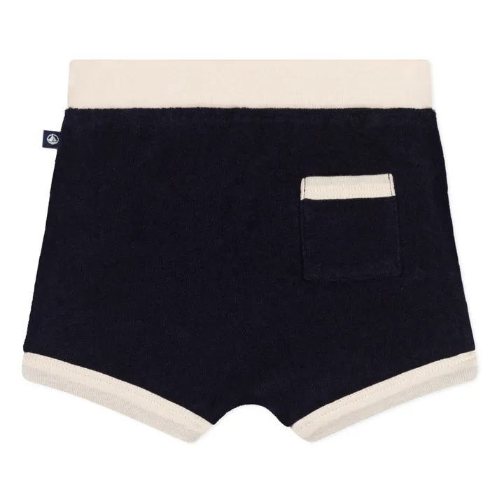 Petit Bateau Short Marketing Eponge | Bleu marine
