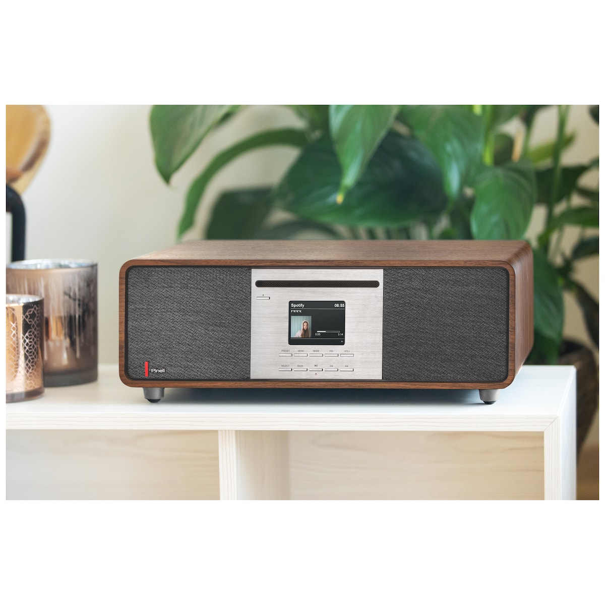 Pinell Supersound 701 digital radio (valnøtt)