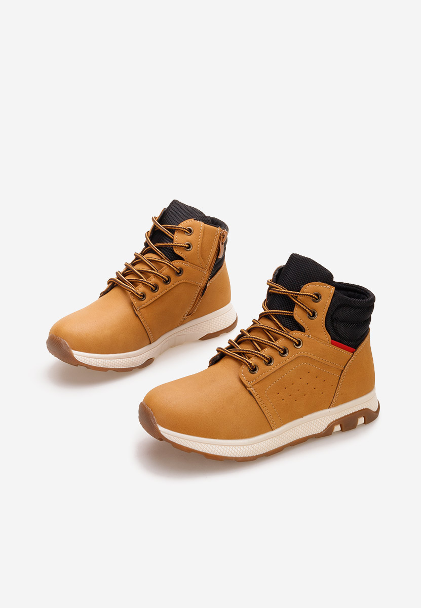 Bottines garçons chameau Flinn