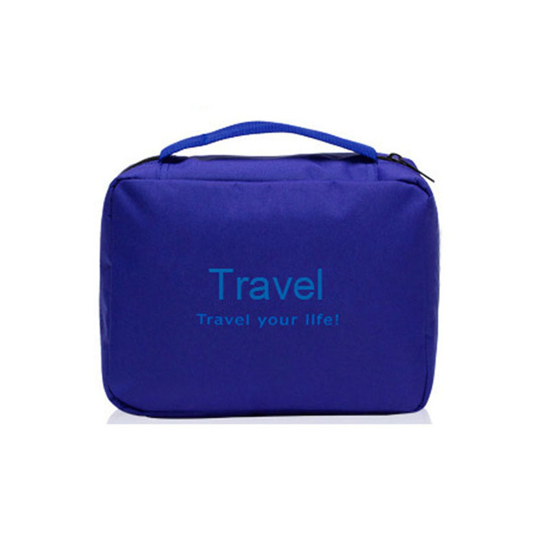 (22x16x7cm) Reise Kulturbeutel Kosmetik Make Up Tasche Necessaire Organizer Bag - Blau