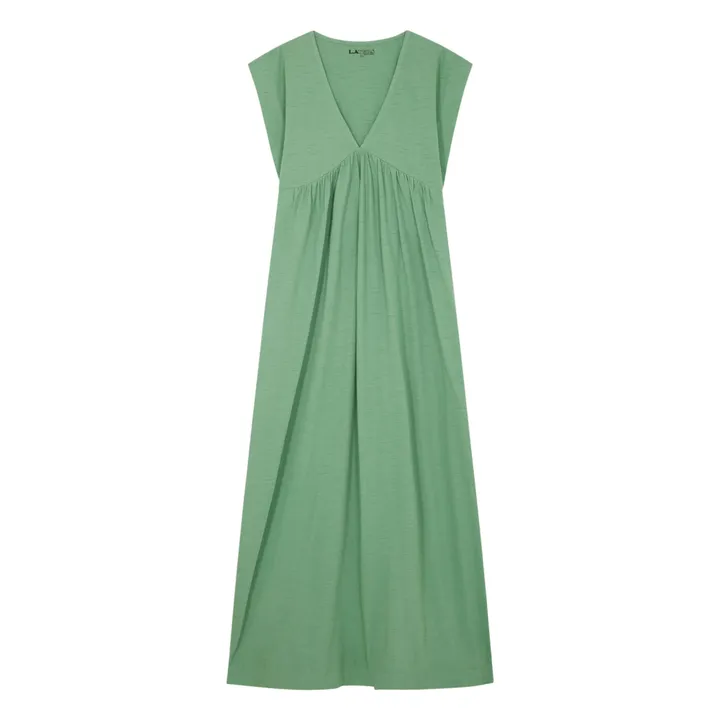Leon & Harper Robe Richard Coton Bio | Vert céladon