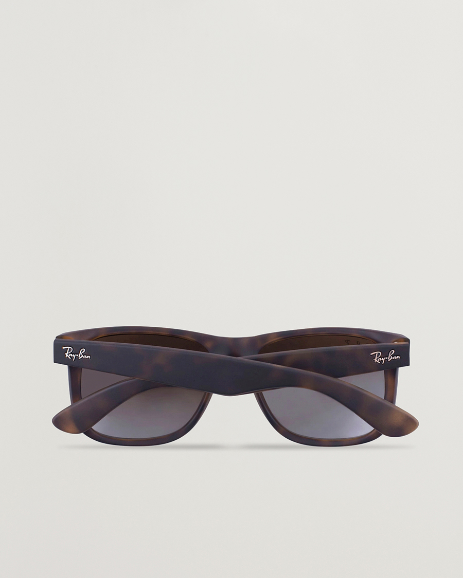 Ray-Ban 0RB4165 Justin Polarized Wayfarer Sunglasses Havana/Brown