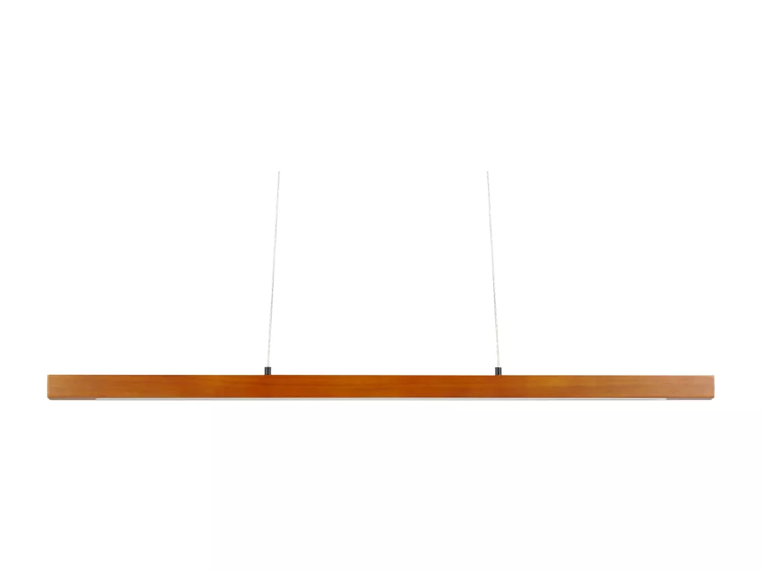 Lampe LED suspendue STEWARTS Bois Marron foncé