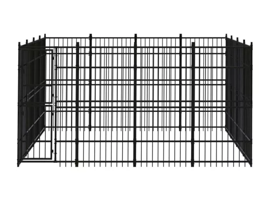 Chenil cage enclos pac noire 384 x 384 x 200 cm 02_0041793