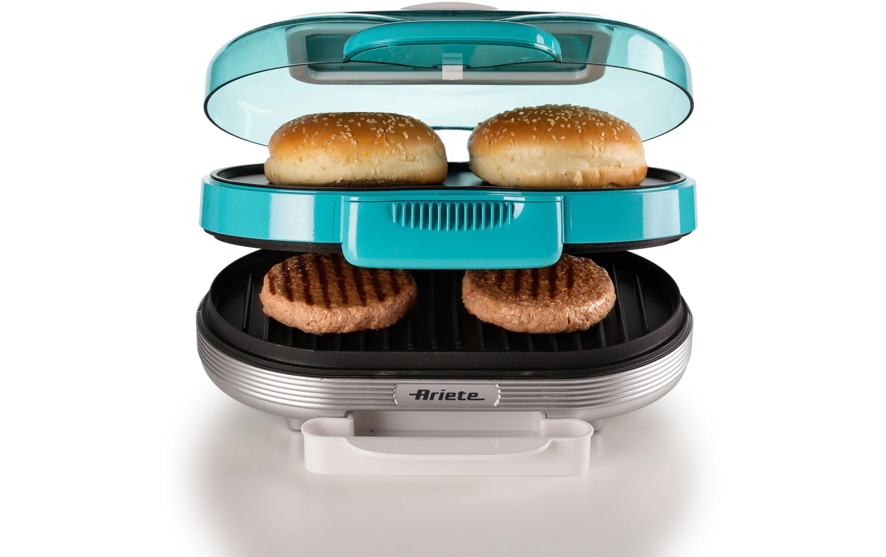 Hamburger-Grill Party Time ARI-205-BL 1200 W, BlauHamburger-Maschine
