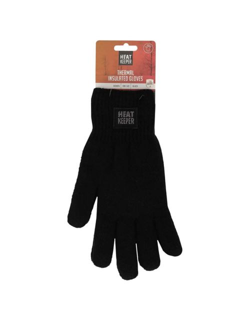 Heatkeeper Thermo Handschoen Dames - Vrijetijdskleding - Zwart One Size